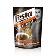 Растворимый диетический кофе с женьшенем и аргинином от Festa 10 саше*12 гр / Festa Coffee Plus Ginseng 10 sachets*12g