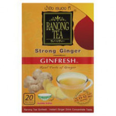 Гранулированный растворимый имбирный напиток "Крепкий" от Ranong 14 пакетиков / Ranong Instant Ginger Tea Ginfresh Strong 14 sachets