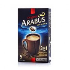Натуральный растворимый кофе Arabus "3 в 1" 100 грамм (5 пакетиков)/Arabus Coffee 3 in 1 Original 100 gr 5 sashets