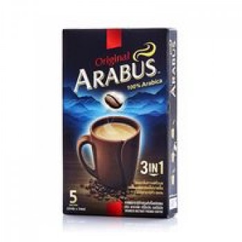 Натуральный растворимый кофе Arabus "3 в 1" 100 грамм (5 пакетиков)/Arabus Coffee 3 in 1 Original 100 gr 5 sashets