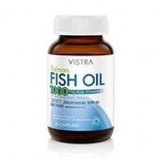 Рыбий жир (лосось) 1000 мг с витамином E Vistra 45 капсул