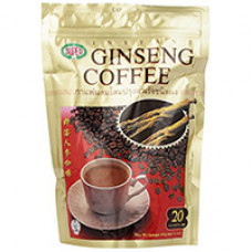 Растворимый кофе "3 в 1" с женьшенем от Super Coffee 20 саше по 20 гр / Super Coffee Instant Ginseng Coffee 20 sachets*20g