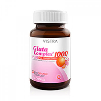 Глута Комплекс Vistra 1000 мг с экстрактом красный апельсин 30 капсул