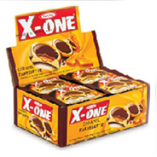 Тарталетки с карамелью и какао-пралине X-one от Tayas 24 шт по 20 гр / Tayas X-one tartelette Caramel&cocoa praline 24 pcs*20g