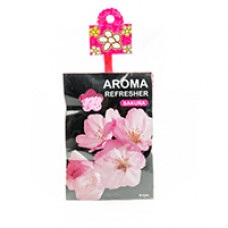 Тайское саше для дома, белья или автомобиля "Сакура" с ароматными гранулами 50 гр / Aroma refresher Sakura