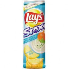 Картофельные чипсы со вкусом сметаны и лука Sour Cream&Onion от Lay's 110 гр / Lay's Stax Sour Cream & Onion Chips 110g