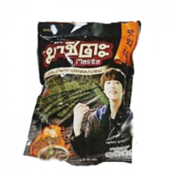 Чипсы из водорослей нори "Барбекю с корейскими специями" Masita 30 гр / Masita Korean spicy barbeque flavour seaweed chips 30 gr
