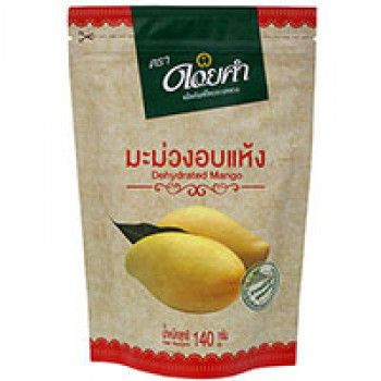 Сушеные дольки тайского манго от Doi Kham 40 гр / Doi Kham Dehydrated Mango 40 gr