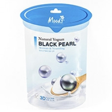 Тканевая маска с йогуртом и черным жемчугом 3D Moods YOGURT BLACK PEARL 35 мл
