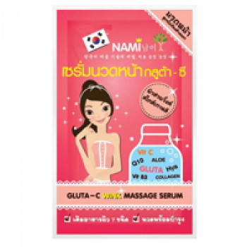 Массажный серум для лица осветляющий от Nami 10 гр / Nami Gluta-C Wink White Massage Serum 10 gr