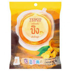 Гранулированный растворимый имбирный напиток от Tesco (1 пакетик) 18 гр / Tesco Instant Ginger Tea 1 sachet 18g