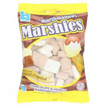 Мягкий зефир-маршмеллоу "Шоколад-ваниль" Marshies от Markenburg 80 гр / Markenburg Marshies Marshmallows Chocotale vanilla 80g