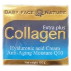 Антивозрастной Крем Collagen Extra Plus от Baby Face с гиалуроновой кислотой и Q10 100 гр / Collagen Extra Plus Baby Face Q10 100 g