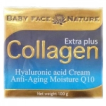 Антивозрастной Крем Collagen Extra Plus от Baby Face с гиалуроновой кислотой и Q10 100 гр / Collagen Extra Plus Baby Face Q10 100 g