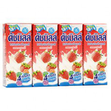 Питьевой фруктовый йогурт (вкусы в ассортименте) от Dutch Mill 4 упаковки по 180 мл / Dutch Mill 4in1 Drinking Yoghurt 180mlx4pcs