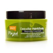Расслабляющая детокс-маска для волос и кожи головы Pixxel Lolane 225 мл / Lolane Pixxel Detoxifier hair & Scalp Balancing CreamBath 225 ml