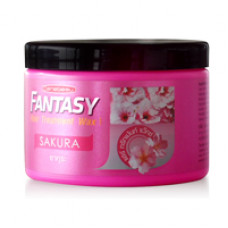 Маска для волос серии "Fantasy" с сакурой от Carebeau 250 гр / Carebeau Fantasy Hair Treatment Wax Sakura 250 g