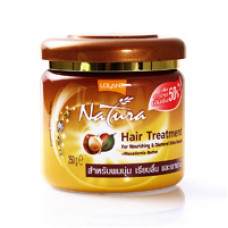 Маска для лечения волос с Макадамией от Lolane Natura 250 гр/NATURA hair treatment macadamia butter 250 gr/