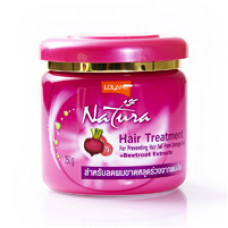 Маска для лечения волос с экстрактом свеклы 250 гр / Lolane Natura Hair treatment beet root 250 g