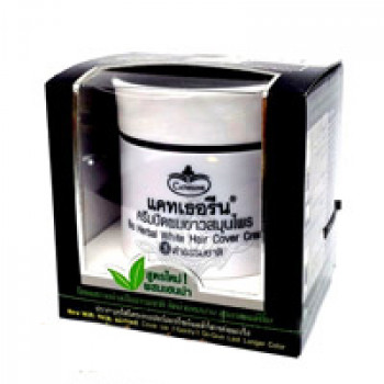 Натуральный красящий крем черный 95 гр / Catherine BIo Herbal White Hair Cover Cream(Black) 95 гр