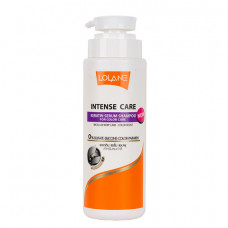 Натуральный шампунь для сохранения цвета волос Lolane Natura Keratin Serum Shampoo For Color Care 400 мл.