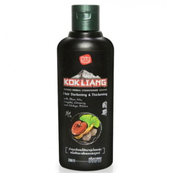 Кондиционер для темных волос Kokliang Herbal Natural Shampoo for Darkening Thickening Hair 200мл