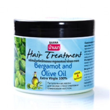 Маска для жирных волос с оливковым маслом и бергамотом от Banna 300 мл / Banna Hair treatment Olive Oil&Bergamot 300 ml