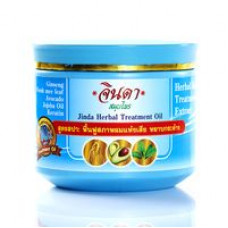 Лечебная восстанавливающая маска для роста волос Jinda 400 мл / Jinda herbal treatment oil 400 ml (blue pack)
