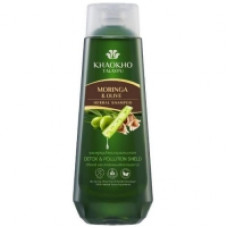 Органический шампунь-детокс для волос с морингой и оливой 185 мл / Khaokho Talaypu Moringa & Olive Herbal Shampoo Detox & Pollution Shield 185 ml