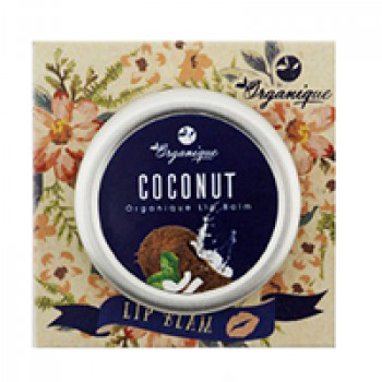 Органический ароматный бальзам для губ "Кокос" с кокосовым маслом от Organique 15 гр / Organique Coconut Lip Balm 15g