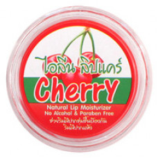 Бальзам для губ c кокосовым маслом и ароматом вишни 5 мл / Cherry natural lip moisturzer 5 ml
