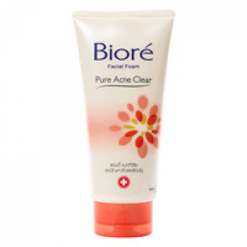 Пенка для умывания Biore против акне и воспалений 50 мл / Biore facial foam pure acne clear 50ml