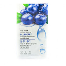 Отбеливающая омолаживающая тканевая маска с черникой Yan Chun Tang 38 мл / Yan Chun Tang Blueberry Firming & Rejuvenation invisible mask 38 ml