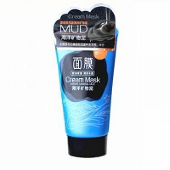 Очищающая крем-маска с бамбуковым углем и морскими минералами грамм 130 гр / Cream Mask Marine Mineral Mud ( Blue) 130 gr