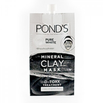 Минеральная маска для лица PONDS PURE WHITE MINERAL CLAY MASK D-TOXX TREATMENT 8 гр