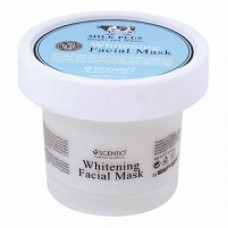 Питательная осветляющая маска для лица Scentio с молоком и коэнзимом Q10 100 мл /Scentio Milk Plus Whitening Q10 Facial Mask 100 ml