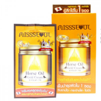 Крем с лошадиным жиром питательный Missseoul 7 гр / Missseoul Horse Oil Gold Cream 7 g