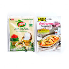 Специи для приготовления мяса по-тайски Пананг Карри / LOBO Panang Curry Paste+ Coconut cream powder