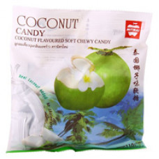 Жевательные тайские конфеты соком кокоса 110 гр /MitMai Coconut soft chewy candy 110 gr