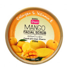 Фруктовый скраб для лица Banna Манго 100 грамм / Banna facial scrub Mango 100 gr