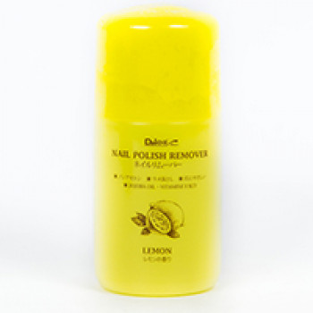 Жидкость для снятия лака Daiso с витамином Е и маслом жожоба «Лимон» 100 ml / Daiso Nail Polish Remover Lemon