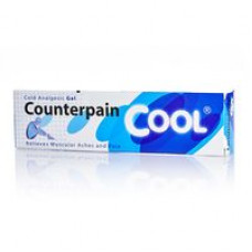 Охлаждающий обезболивающий гель COUNTERPAIN COOL 120 g большой / COUNЕTERPAIN COOL balm white box 120 g