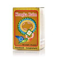 Имбирный деликатный согревающий бальзам от тайского производителя Konka Herb 50 ml/ Kongka balm (brown box) 50 ml