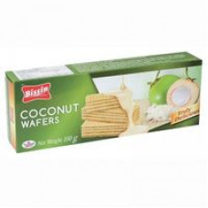 Вафли с кокосовым вкусом от Bissin 100 гр / Bissin Premium Wafers Coconut Flavored 100g