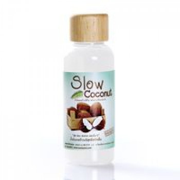 Натуральное кокосовое масло первого холодного отжима Slow Coconut 95 мл/ Slow Coconut oil 95 ml