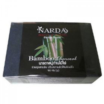 Детокс-мыло с бамбуковым углем от акне Narda 100 гр / Narda Bamboo Charcoal Soap Natural Acne Detox Deep Cleansing Treatment 100g