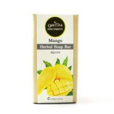 Травяное мыло с экстрактом Манго от PHUTAWAN Mango herbal soap bar 120 гр