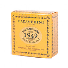 Натуральное лечебное спа-мыло Natural Balance с куркумой и мёдом для тела и лица Gold Luxury от Madame Heng 150 гр / Madame Heng Natural Balance Care Spa Rebright Face&Body soap 150g