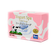 Мыло отбеливающее с йогуртом и молоком от Yoko 90 гр / Yoko Yogurt SPA Milk Soap 90g