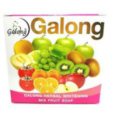 Осветляющее мыло с фруктовыми экстрактами Herbal Whitening от Galong 120 гр / Galong Herbal Whitening Mix Fruit Soap 120g